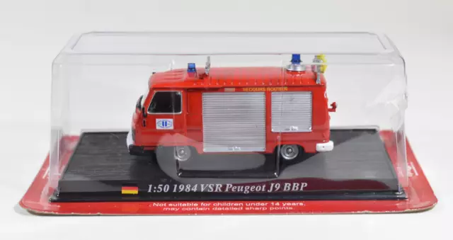 Del Prado 1:50 - Modellauto Feuerwehr VSR Peugeot J9 BBP 1984 - C 539