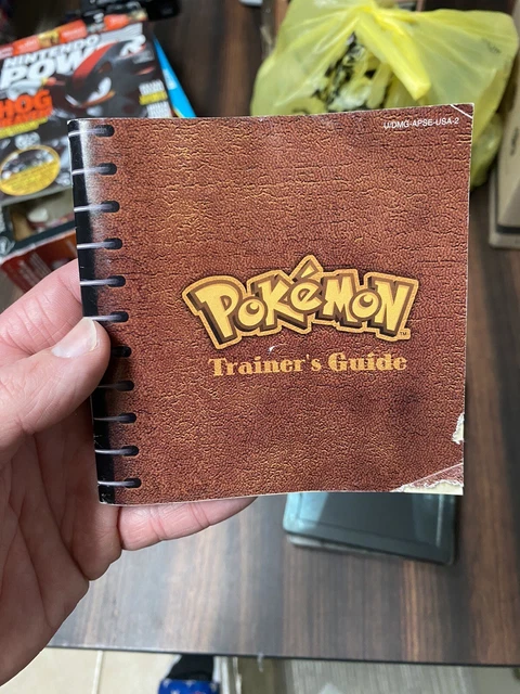 Pokémon Red Blue Gameboy Manual Trainers Guide - German French or English! - Canada