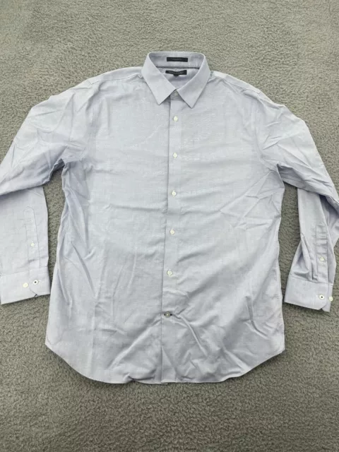 Banana Republic Button Up Shirt Adult Large Light Blue Long Sleeve Non Iron Men