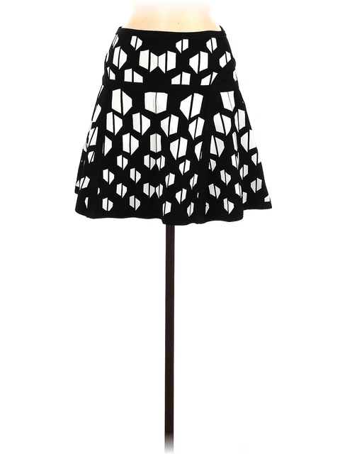 Diane von Furstenberg Women Black Casual Skirt M