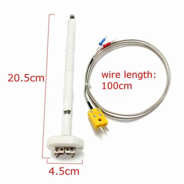 K Type Thermocouple Block Ceramic Kiln Probe 2372° C/1300°C F/C Measure Tool UK