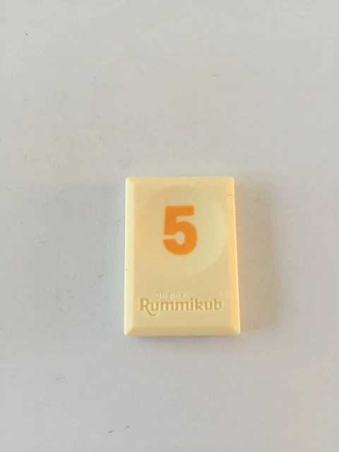 Tuile Chiffre 1 Bleue Rummikub - Version Voyage, Occasion, Dimensions 2.5 X 1.7 Cm