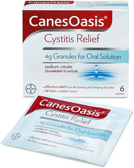 Canesten Oasis CanesOasis für Zystitis Cranberry Geschmack 6 Beutel