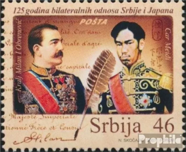 Serbia 232 (completa edizione) MNH 2007 Diplomatica Relazioni con Giappone