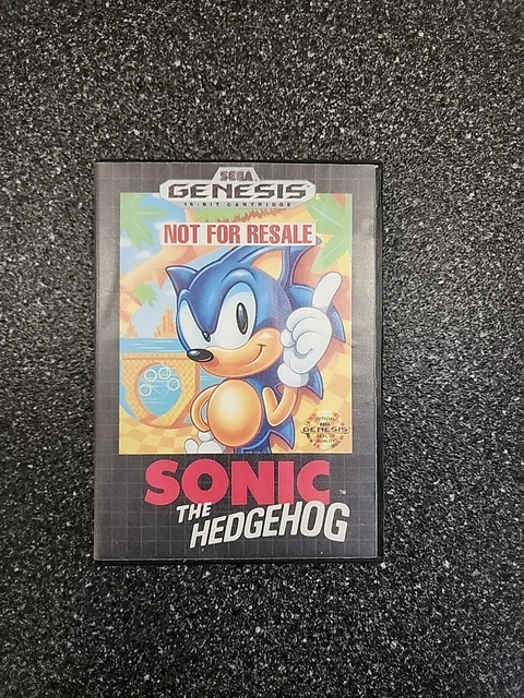 Sonic The Hedgehog 1 – Cartouche + Boîtier Sega Genesis, Complet Avec Manuel (NTSC)
