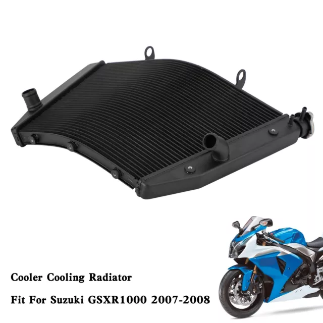 Aluminium Kühler Kühler Kühlung für Suzuki GSXR1000 GSX-R 1000 2007-2008 K7