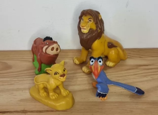 König der Löwen Figuren Disney 90er Jahre Simba Pumba Mufasa Zazu Sammelfiguren