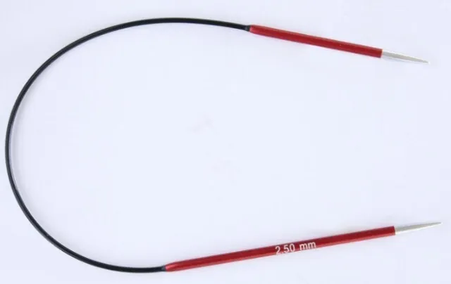 KnitPro Zing Rundstricknadel mit Trick – 2,00 - 5,00mm - 25 cm lang