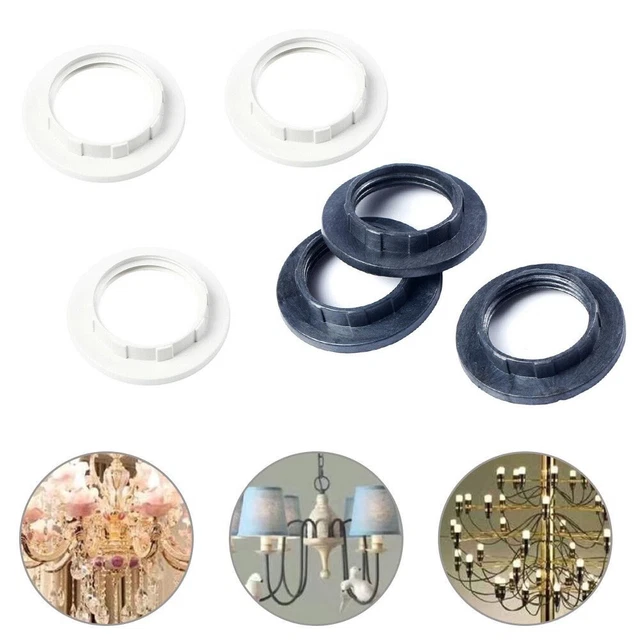 6 Bagues Adaptateur Abat-Jour E14 28mm - Anneaux Réducteurs Pour Lustres Et Lampes