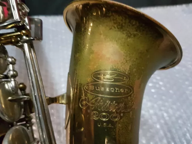 1979 BUESCHER ARISTOCRAT 200 ALT / ALTO SAX / SAXOPHONE - made in USA