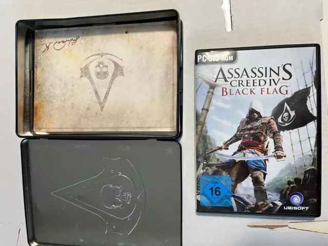 Assassins Creed Iv 4 Black Flag Skull Edition Steelbook