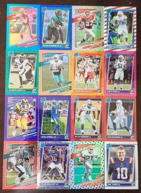 2021  Donruss Optic Football COLOR / SERIAL NUMBER / VARIATION PRIZMS U Pick