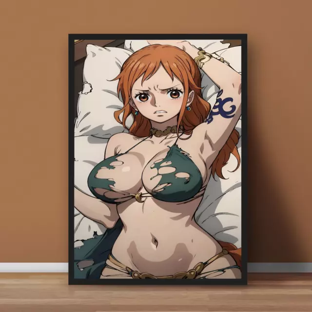 Nami One Piece Anime Poster Print - No Frame