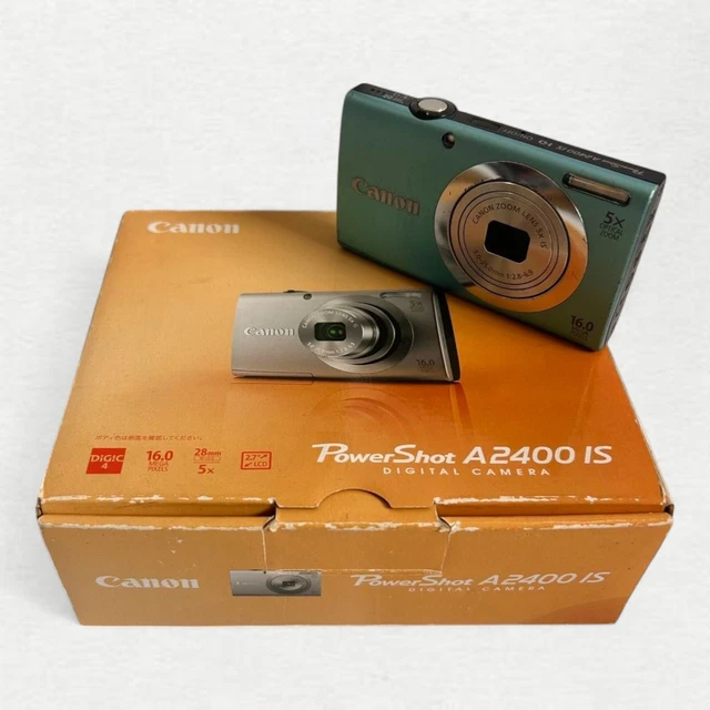 CANON POWER SHOT A2400 IS Blue Digital Camera 16.0MP Optical