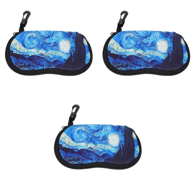 3 Count Sac De Lunettes Soleil À Fermeture Éclair D'extérieur