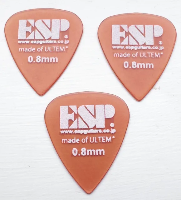 ESP Ultem Teardrop 0.8mm PT-PSU080 O Guitar plectrum/picks