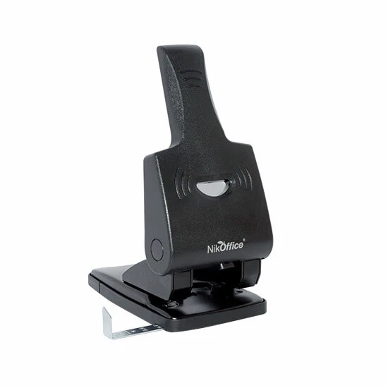 D.RECT 1020 - Perforatrice Per Ufficio, 20 Fogli, Metallo, Nero - Foto 3