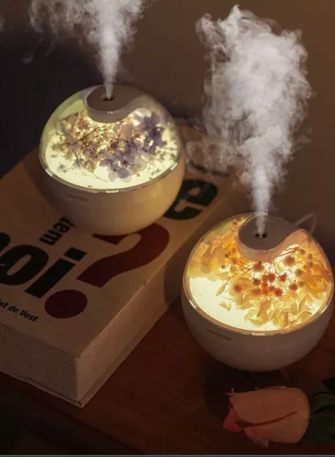 Nuovo DIFFUSORI D'AROMA OLI ESSENZIALI PER AMBIENTI CON LUCE NOTTURNA