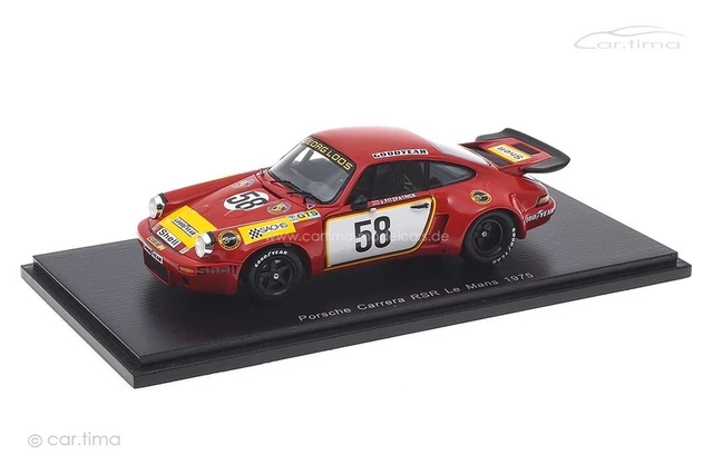 Die cast 1/43 Modellino Auto Porsche 911 Carrera RSR 3.0 24H Le Mans 1975 | Dak Mantova sas