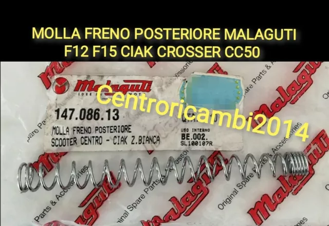 Molla Freno Posteriore Malaguti F12 F15 Crosser 50 Ritorno Leva Freno 14708613