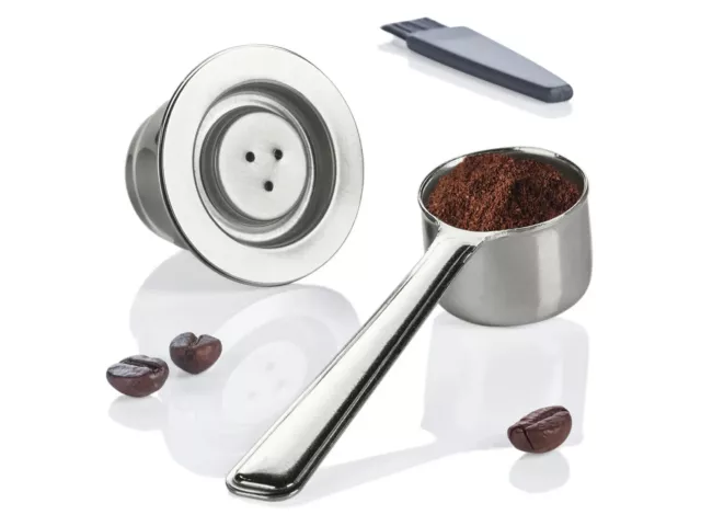 Wiederverwendbares Kaffeekapsel-Set, aus Edelstahl Nespresso