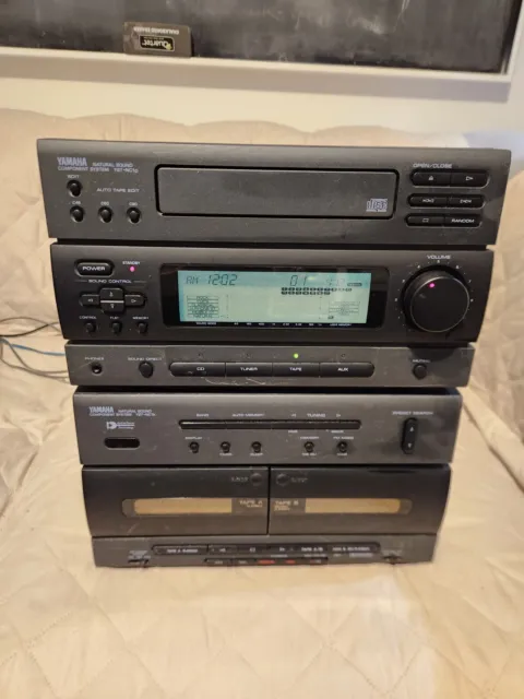 Yamaha Cd Player Tape Deck Hifi System Stereo Amplifier YST-NC1c And NC1k