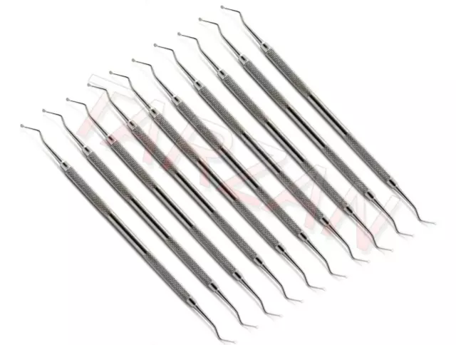 12x Dental Spoon Excavators 125/126 Restorative Dentists Composite Carious 1mm