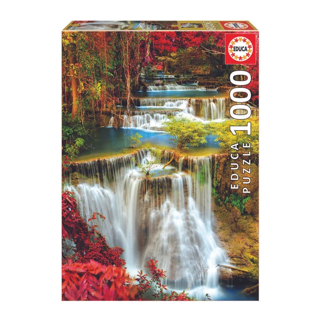 Educa - Wasserfall im Wald 1000 Teile Puzzle Educa