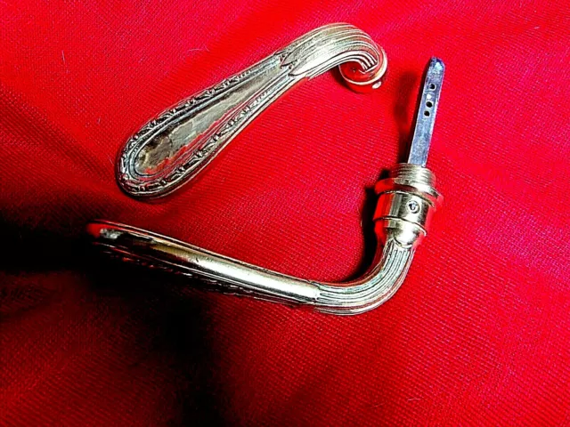 NOS Paire de poignées de porte en aluminium, tiroirs
