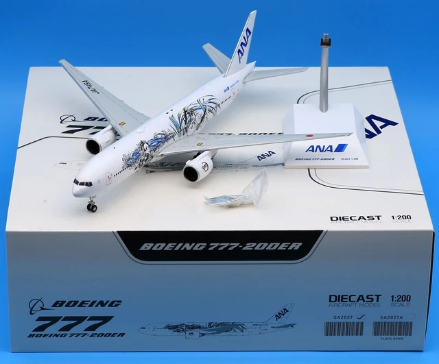 Modèle Avion Boeing 777 American Airlines – 1/300, Métal, 20 Cm – Avec Train D'atterrissage, Pour Collection Ou Enfant