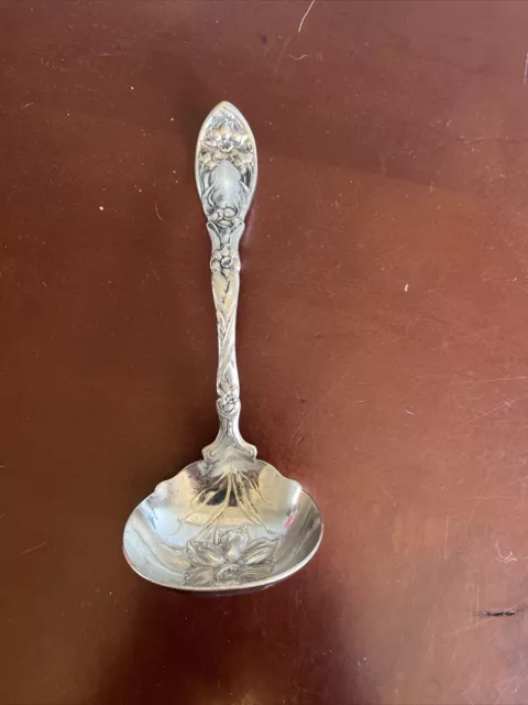 Oxford Plate Co Narcissus Silver Plate Gravy Ladle