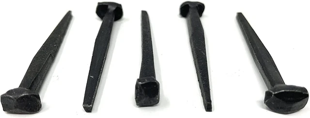 Metal Magery 2" Wrought Head decorative Antique Rose Head nails - 25 Count