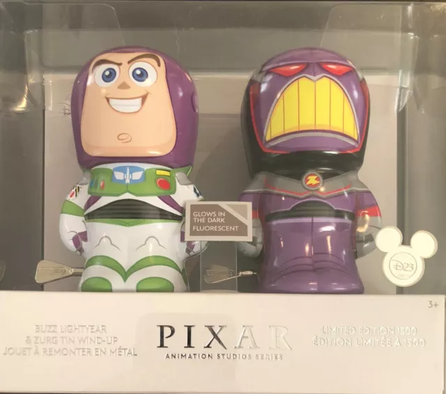 DISNEY D23 EXPO Exclusive Toy Story Buzz Lightyear Zurg Tin Wind Up