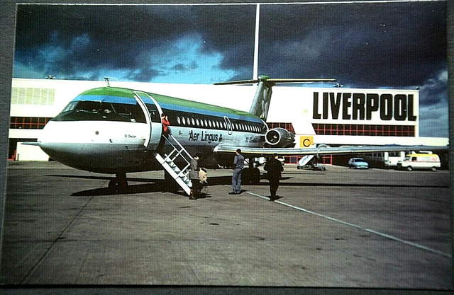 46010 Ak Aircraft Airport Liverpool Airport Aer Lingus Bac 1-11 El-Ang
