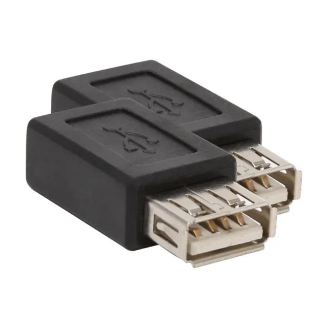 2Pcs/Set USB 2.0 Type A Female To Micro USB Type B 5Pin Female Converter Adapter