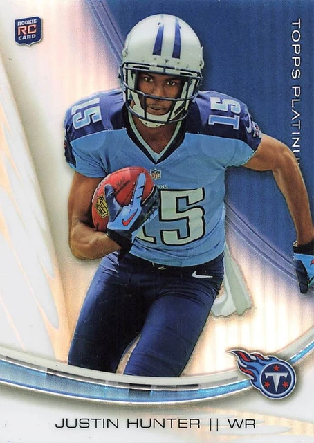 Justin Hunter Titans 2013 Topps Platinum Refractor RC #116 A96