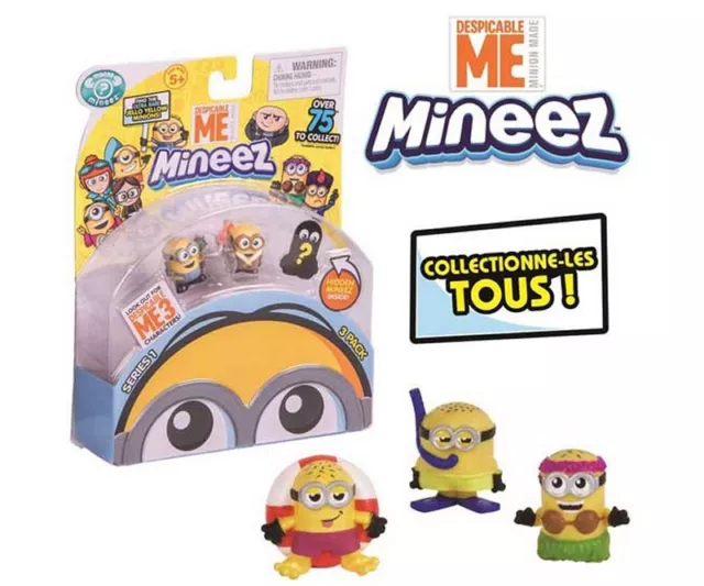 Minions Ich unverbesserlich 3 Despicable Me  Sammelfiguren 3´er