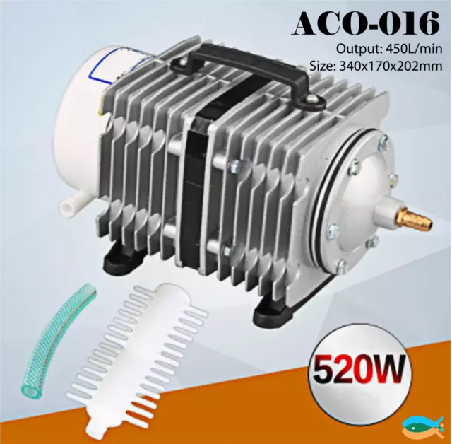 Sunsun ACO-016 520W 450L/Min Electromagnetic Air Pump