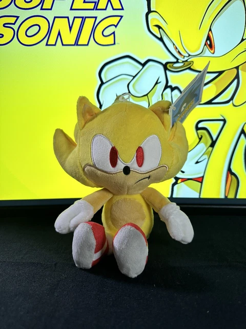 New & Tagged. Official Licenced Sonic The Hedgehog Super Sonic Plush. 24cm. | UK