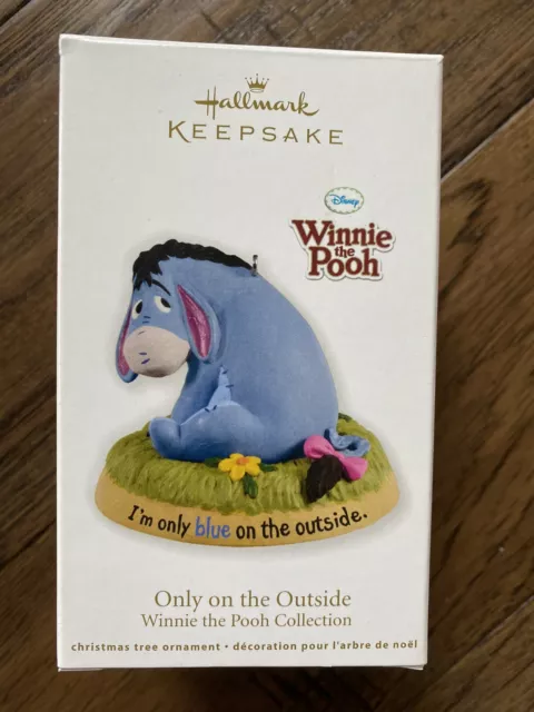 Hallmark 2012 Only On The Outside Eeyore Winnie The Pooh Ornament