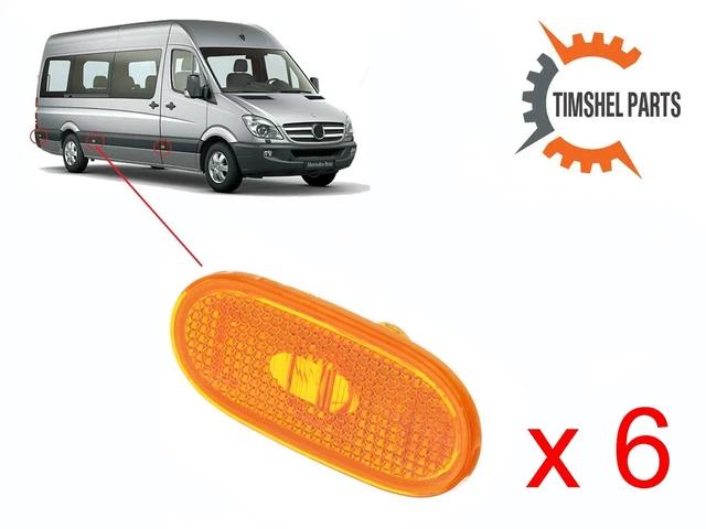 Lot De 2 Ampoules Clignotantes Orange Pour Mercedes Sprinter 903 (1995-2006) - 12V/24V, Neuves