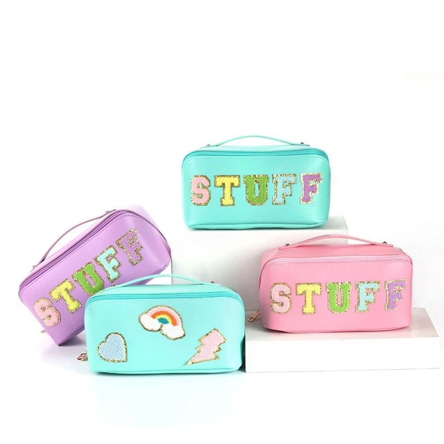 Storage Case Cosmetic Bag PU Makeup Bags Organ Pillow Cosmetic Bag Toiletry Bag