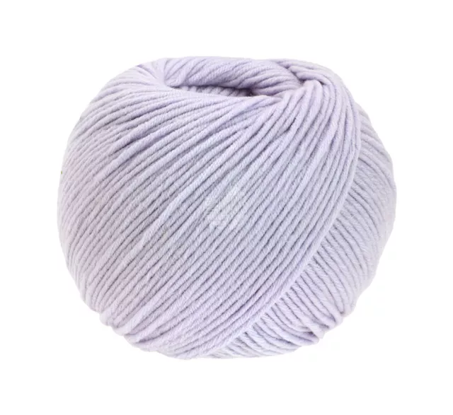 Wolle Kreativ! Lana Grossa - Mc Wool Cotton Mix 130 Fb. 177 zartlila 50 g