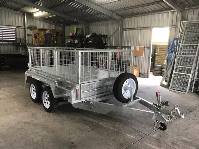 8x5 TANDEM GALVANISED CAGE TRAILER | FULL CHECKERPLATE | HEAVY DUTY | TOWNSVILLE