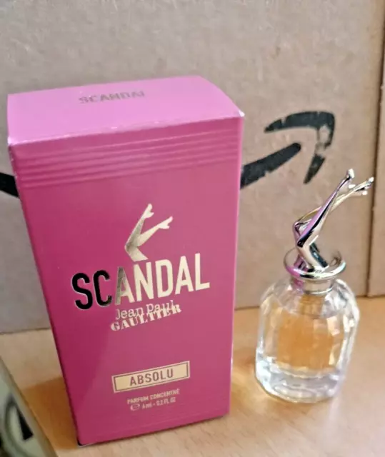 MINIATURE DE PARFUM SCANDAL FEMME parfum concentré ABSOLU 6 ml JPG