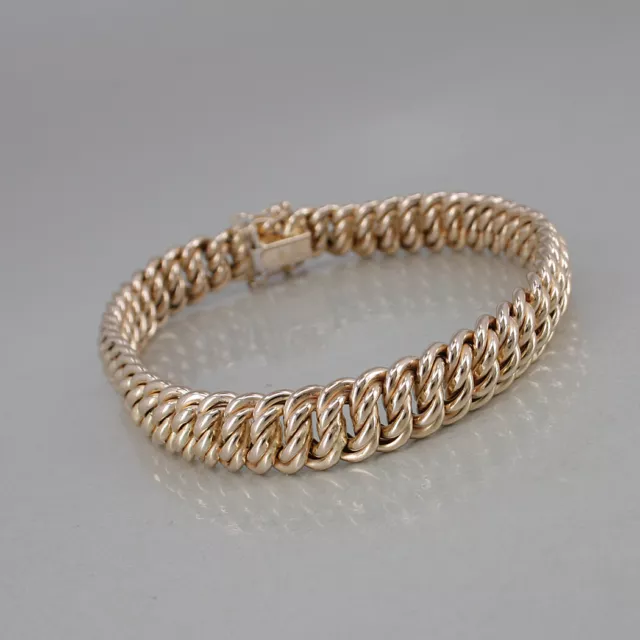 Armband in 585/14k Gelbgold, Länge: 21 cm, Gewicht:  ca. 18,7 g