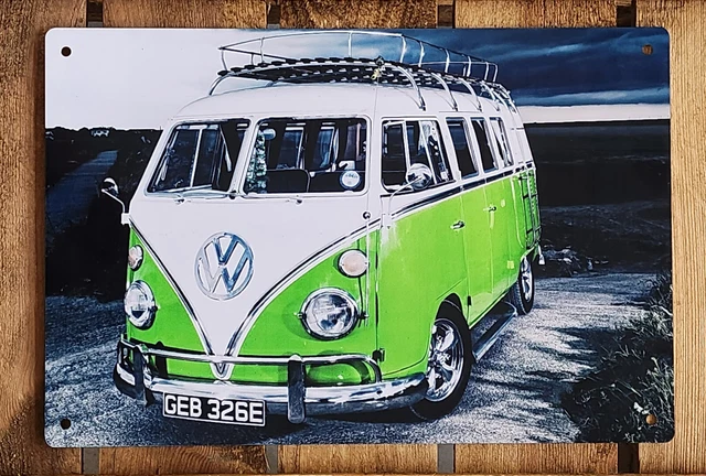 Original Peluche Cuscino di VW Bulli 40 cm x 40 cm – Nuovo & In Confezione Originale – Volkswagen VW Bus T1 Esclusivo modello 001 Blu – Cuscino – Cuscino – Cuscino decorativo – Cuscino