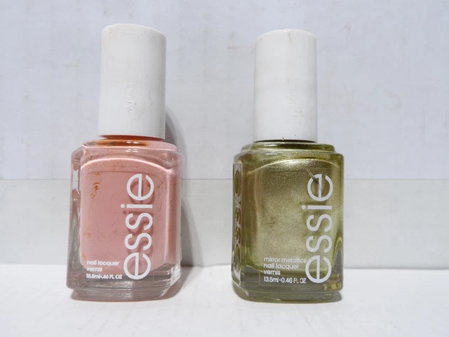 2 X Essie Nail Lacquer Polish .46 fl oz Color#941 GOOD GOLD &#170Day Drift Away