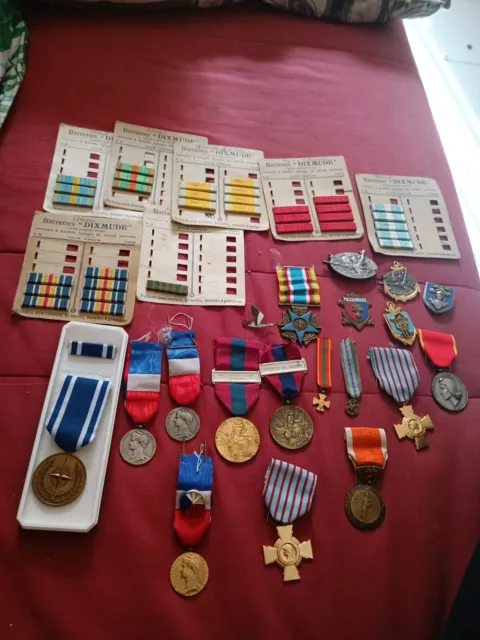 Lot Médailles Militaire Insignes