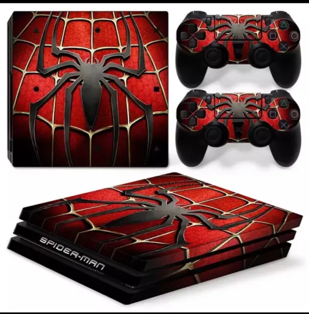 Marvel – autocollant Spider Man Venom en vinyle, pour Console PS4 Pro Slim et 2